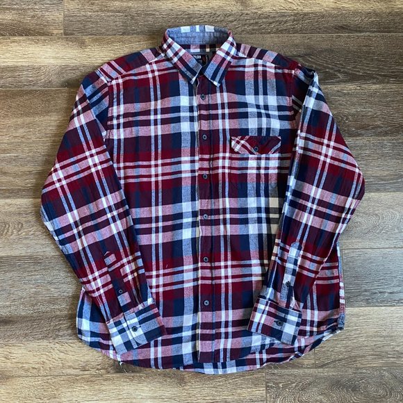 LOT of 2 Plaid Flannel Shirts - Picture 8 of 12